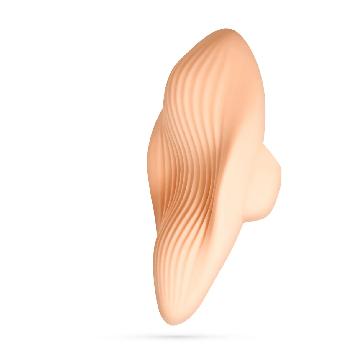 Stimulator Wearable Crushious Atlantis, Remote Control, 9 Moduri Vibratii, Silicon, USB, Nude, 8.5 cm, #1, Erotic24.ro