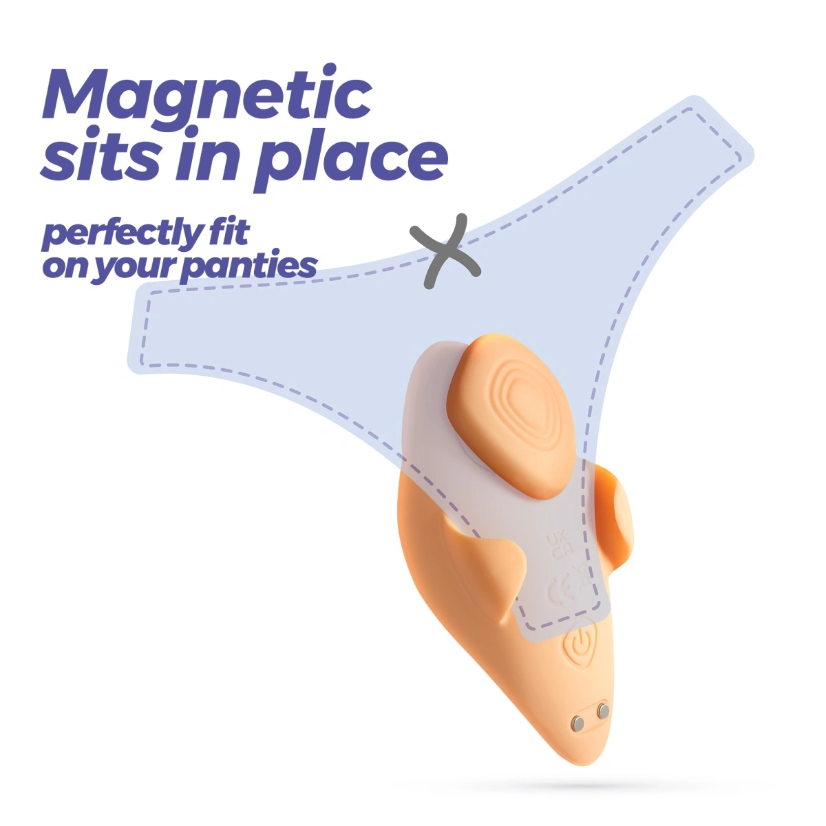 Stimulator Wearable Crushious Atlantis, Remote Control, 9 Moduri Vibratii, Silicon, USB, Nude, 8.5 cm, #5, Erotic24.ro