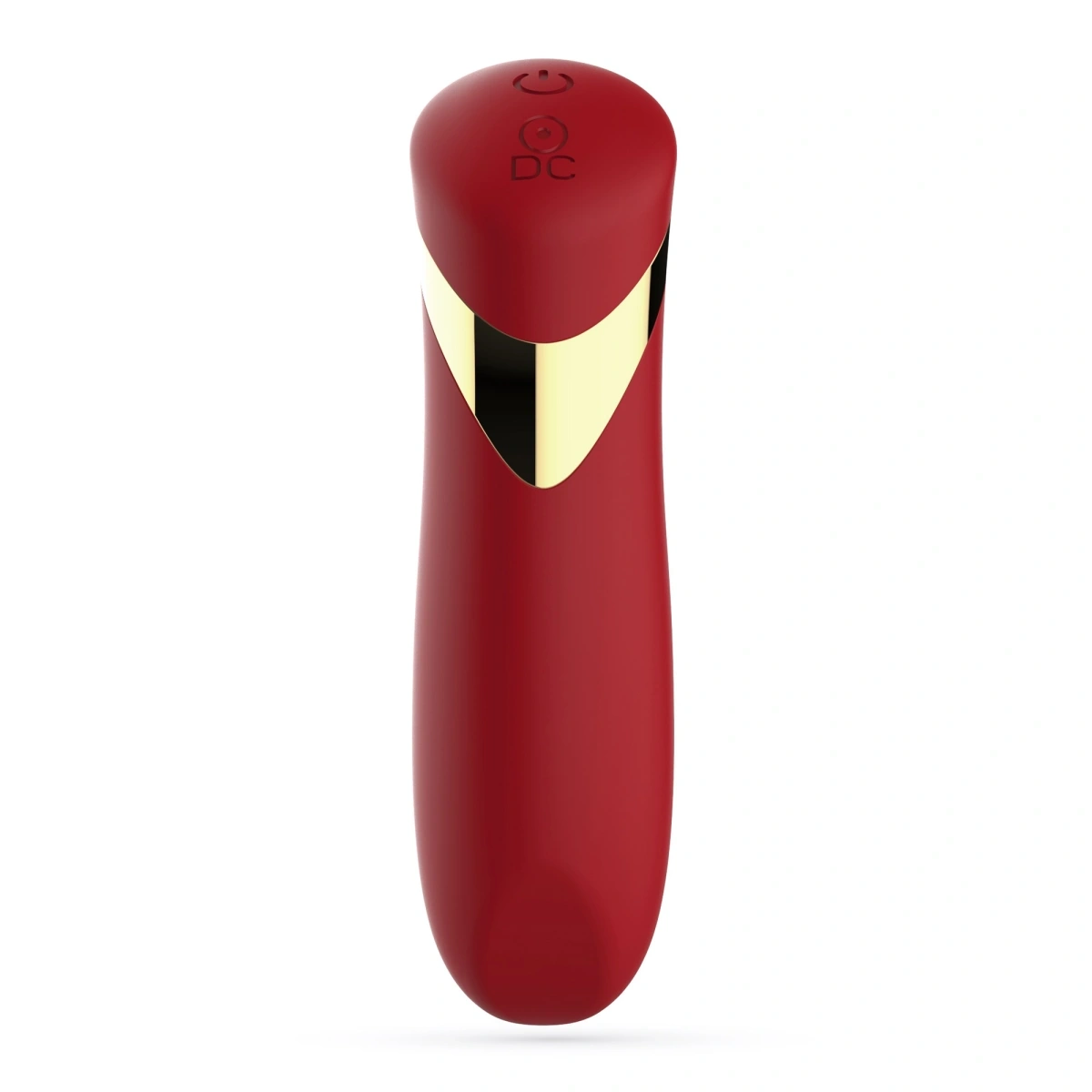 Vibrator Crushious Blinders, 10 Moduri Vibratii, Silicon, USB, Rosu, 10.2 cm, #1, Erotic24.ro