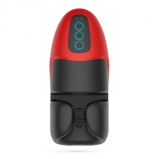 Masturbator Crushious Pancho Reincarcabil cu Presiune, 10 Moduri Vibratii, Silicon+ABS, USB, 16.5 cm, #1, Erotic24.ro