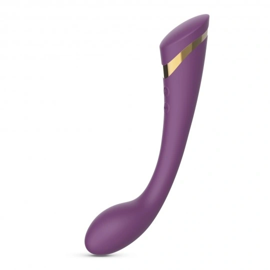 Vibrator Crushious Midas pentru Punctul G, 10 Moduri Vibratii, Silicon+ABS, USB, 21 cm, #3, Erotic24.ro