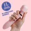 Vibrator Crushious Dual Massage Wand Jinx cu Incalzire, 10 Moduri Vibratii, Silicon+ABS, USB, Roz, 21 cm, #5, Erotic24.ro
