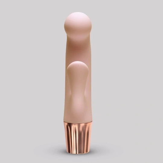 Vibrator Crushious Mellow Cony Mini Rabbit, 10 Moduri Vibratii, Silicon+ABS, USB, Roz, 13.5 cm, #3, Erotic24.ro