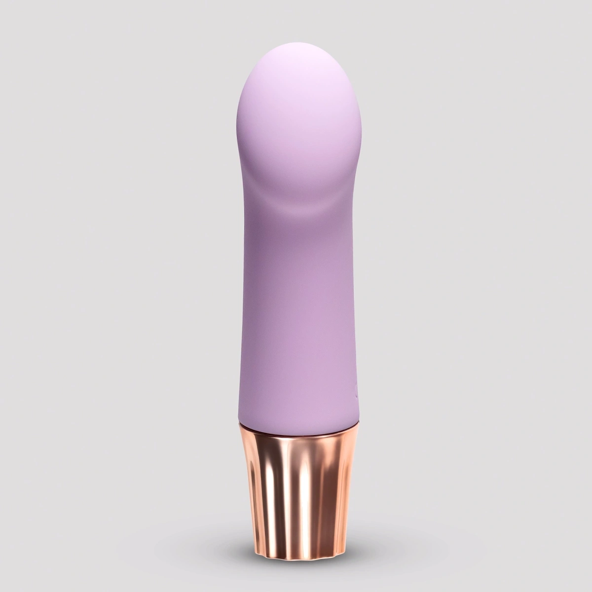 Vibrator Crushious Mellow Angler Mini, 10 Moduri Vibratii, Silicon+ABS, USB, Mov, 11,7 cm, #2, Erotic24.ro