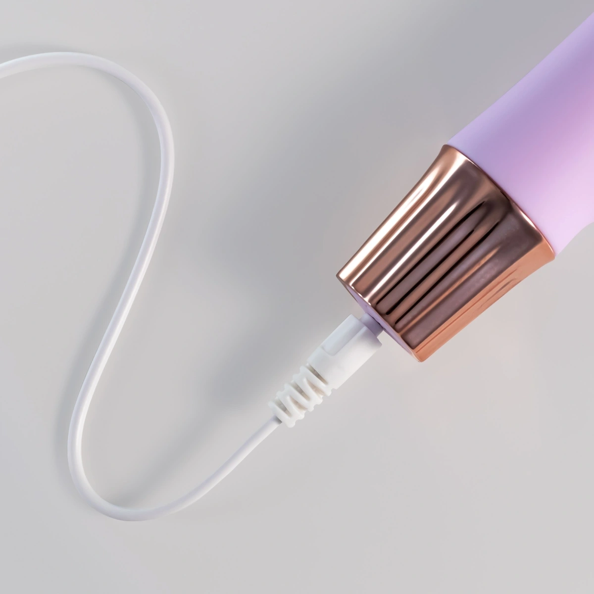 Vibrator Crushious Mellow Angler Mini, 10 Moduri Vibratii, Silicon+ABS, USB, Mov, 11,7 cm, #5, Erotic24.ro