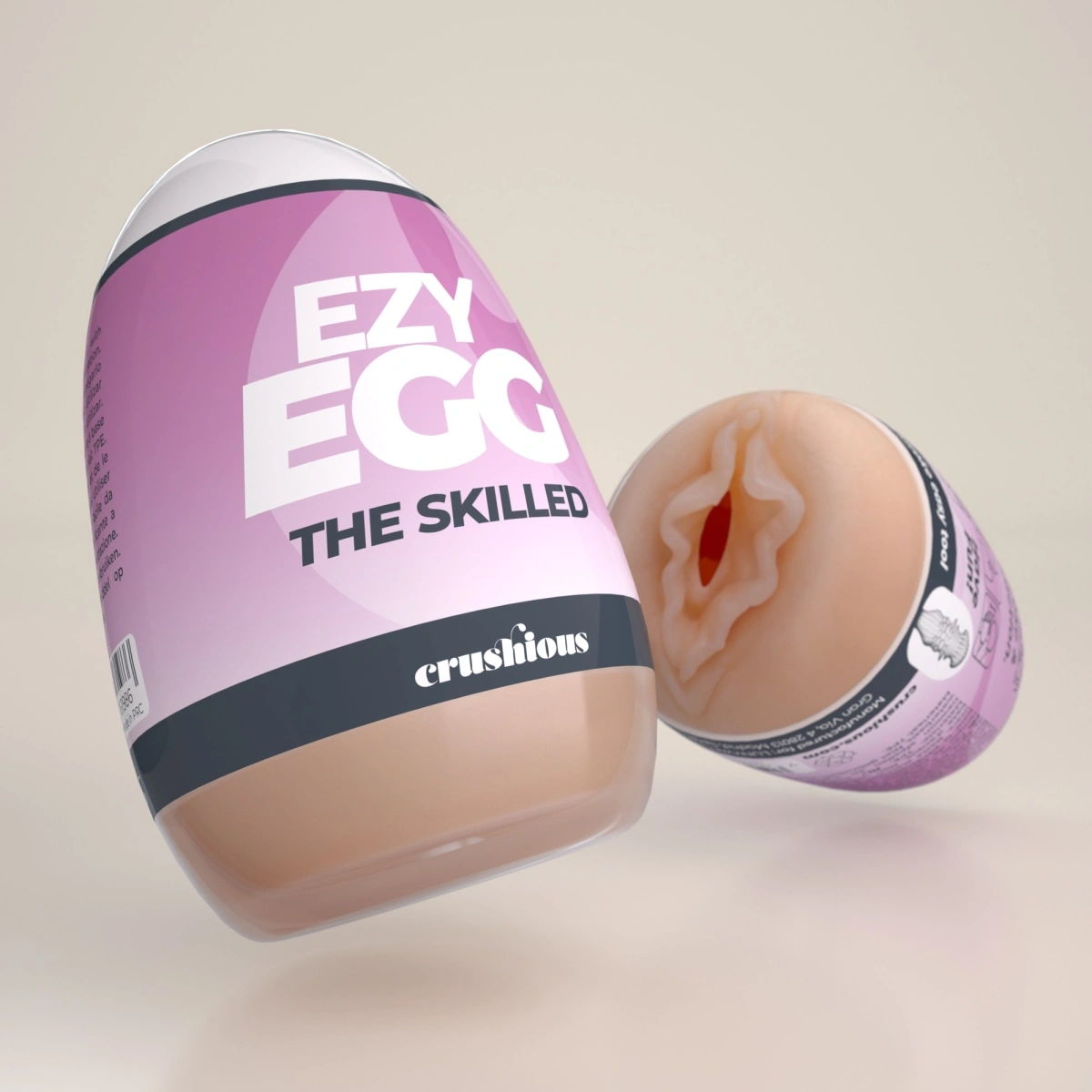 Masturbator Crushious Ezy Egg The Skilled Tip Ou, TPE+ABS, #1, Erotic24.ro
