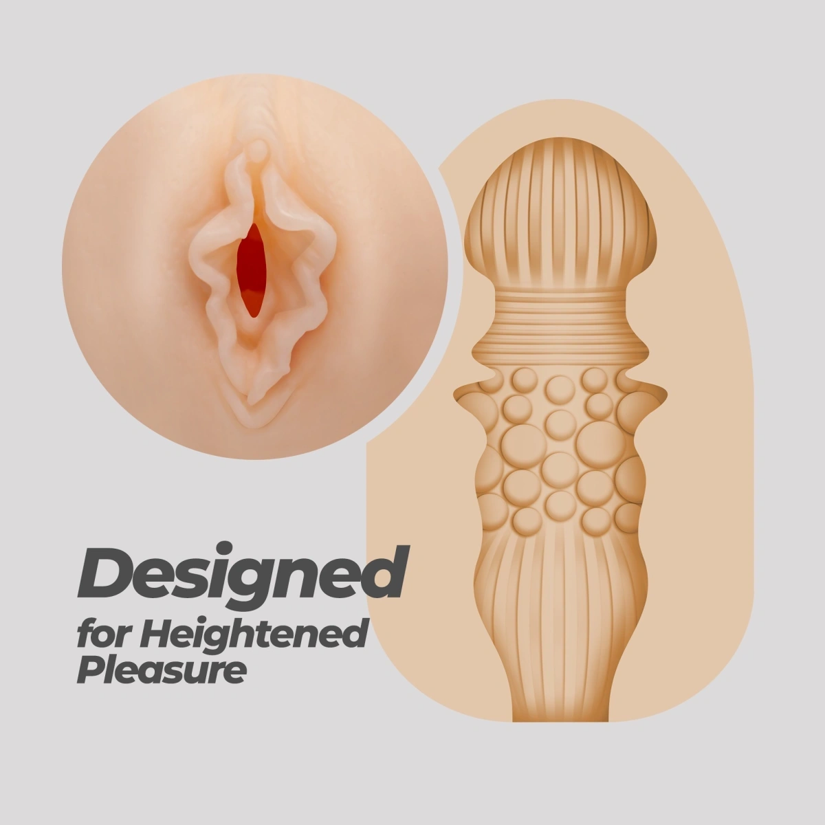Masturbator Crushious Ezy Egg The Skilled Tip Ou, TPE+ABS, #8, Erotic24.ro