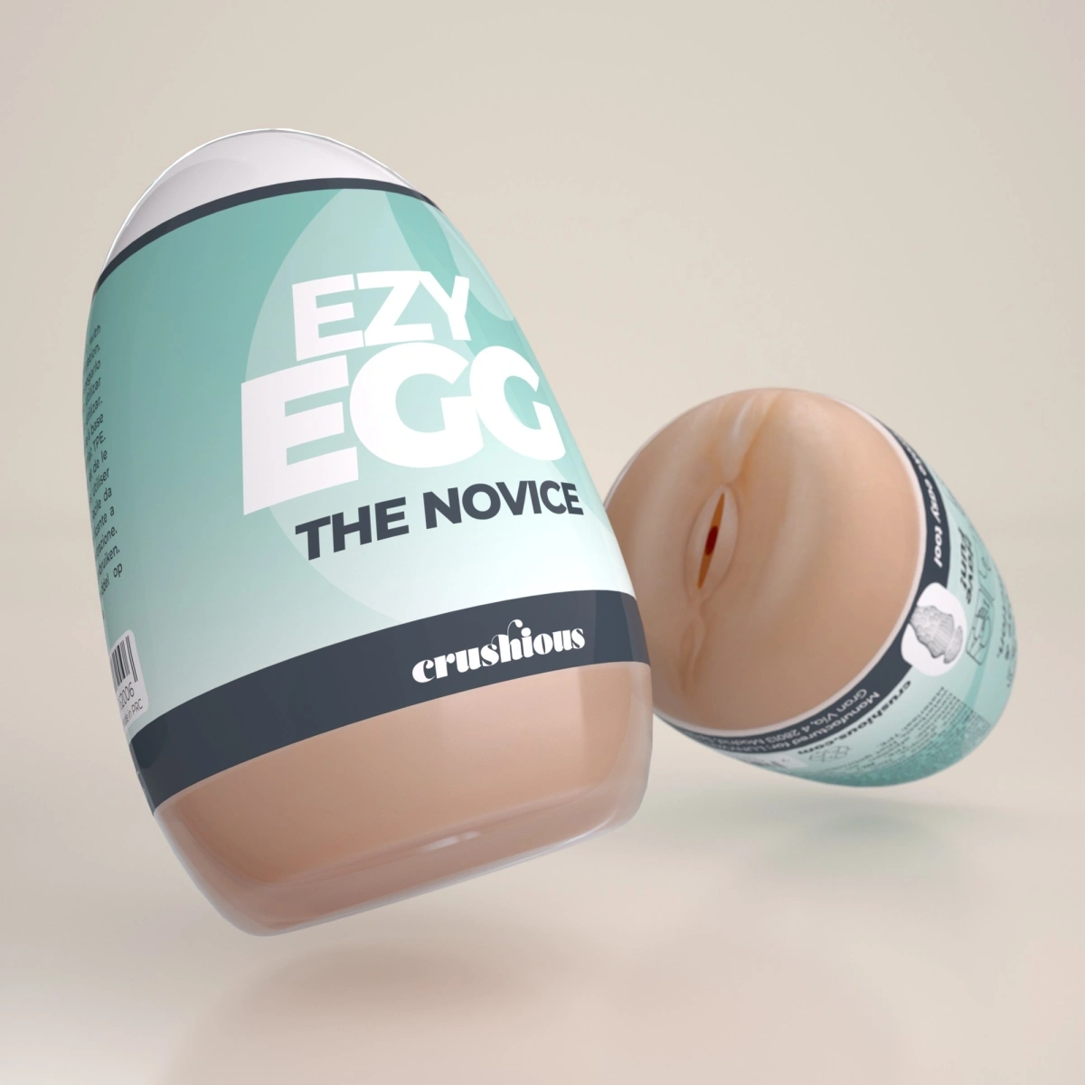 Masturbator Crushious Ezy Egg The Novice Tip Ou, TPE+ABS, #1, Erotic24.ro