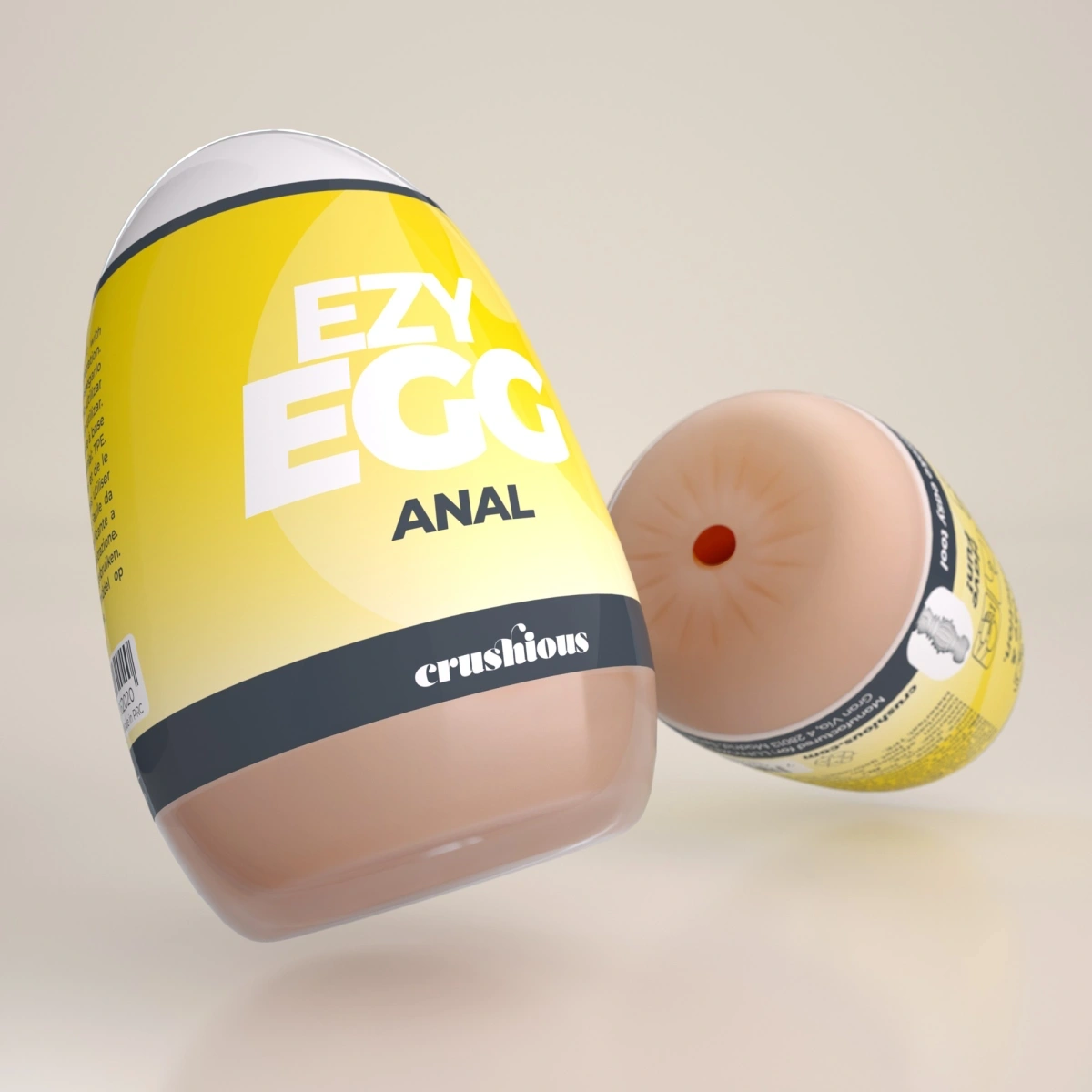 Masturbator Crushious Ezy Egg Anal Tip Ou, TPE+ABS, #1, Erotic24.ro