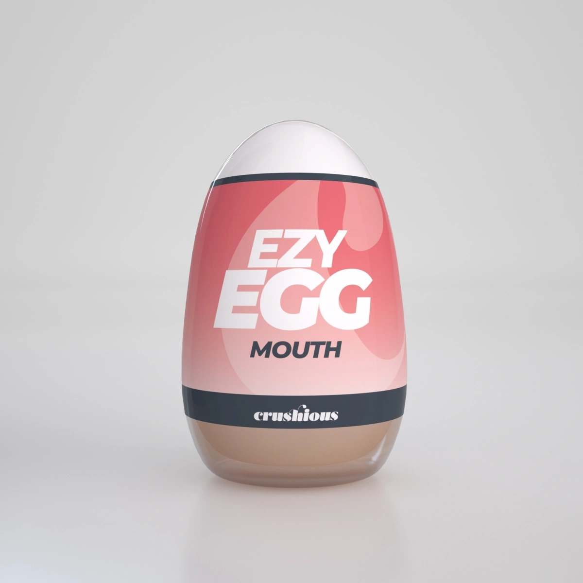 Masturbator Crushious Ezy Egg Mouth Tip Ou, TPE+ABS, #2, Erotic24.ro
