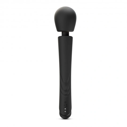 Vibrator Crushious Holly Wand, 10 Moduri Vibratii, Silicon, USB, Negru, 30 cm, #3, Erotic24.ro