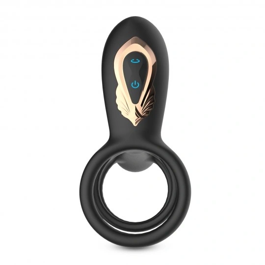 Inel de Penis Crushious Tornado Rotativ cu Telecomanda, 10 Moduri Vibratii, 10 Moduri Rotatie, Silicon+ABS, USB, 12 cm, #2, Erotic24.ro