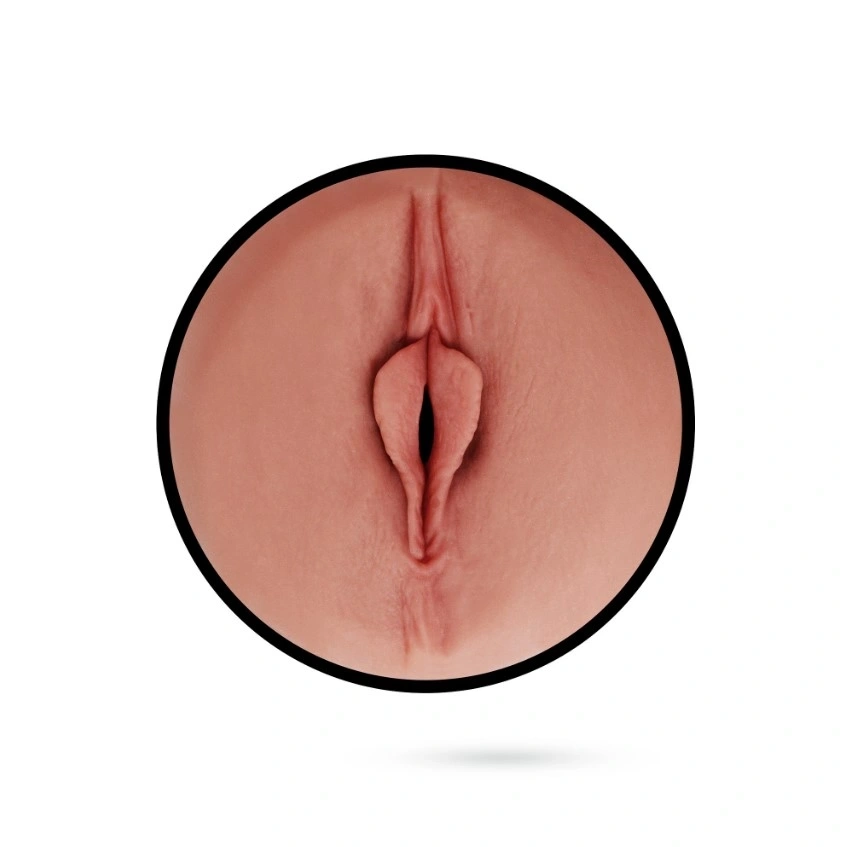 Masturbator Dublu Crushious Lamar, Vagin si Anus, TPE, Natural, 9 cm, #2, Erotic24.ro