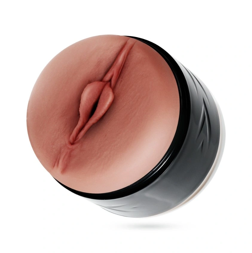 Masturbator Dublu Crushious Lamar, Vagin si Anus, TPE, Natural, 9 cm, #1, Erotic24.ro