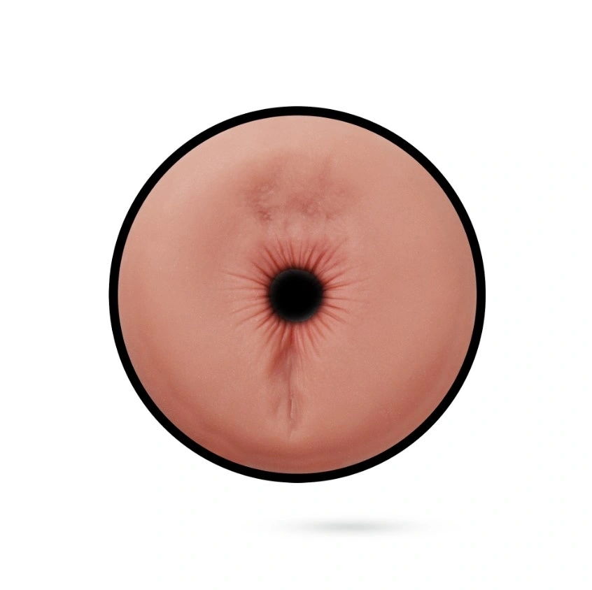 Masturbator Dublu Crushious Lamar, Vagin si Anus, TPE, Natural, 9 cm, #3, Erotic24.ro
