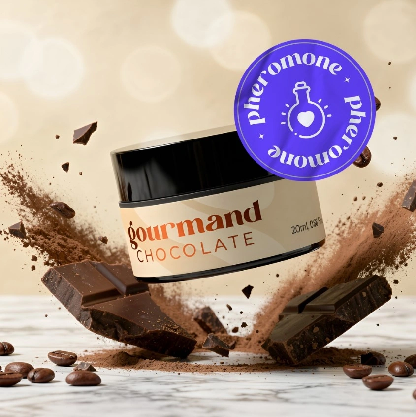 Lumanare de Masaj cu Feromoni Gourmand, Parfum Ciocolata, 20 ml, #1, Erotic24.ro