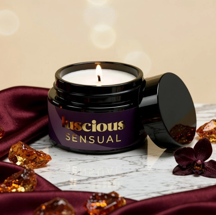 Lumanare de Masaj cu Feromoni Luscious, Parfum Senzual, 20 ml, Nr. 2, Erotic24.ro