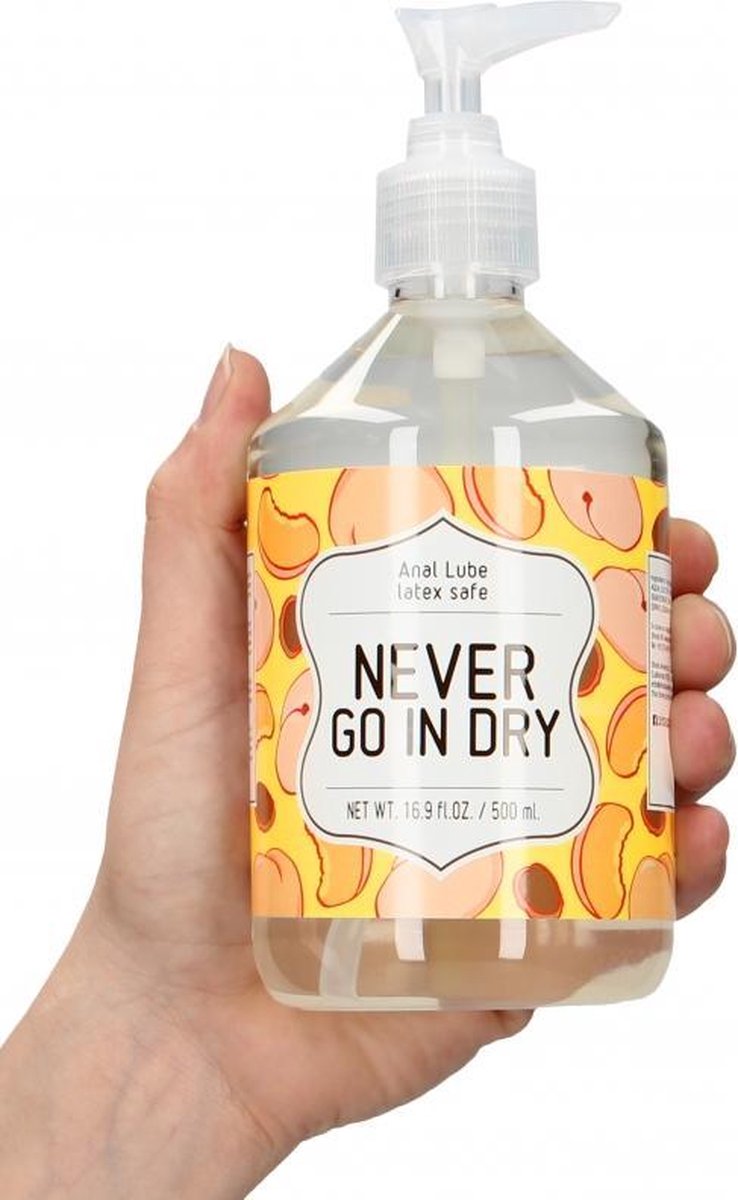 Lubrifiant Anal pe Baza de Apa Never Go In Dry 500 ml, #2, Erotic24.ro