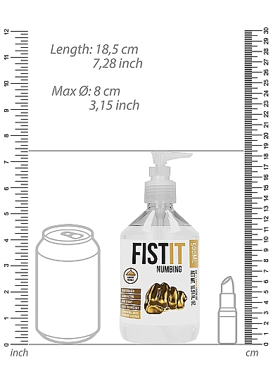 Lubrifiant Fist It Numbing pe Baza de Apa 500 ml, #3, Erotic24.ro
