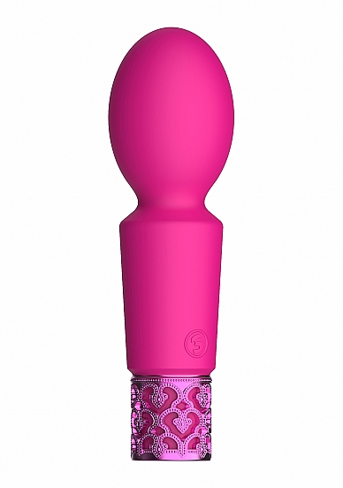 Vibrator Brilliant, 10 Moduri Vibratii, Silicon, USB, Roz 12 cm, #2, Erotic24.ro