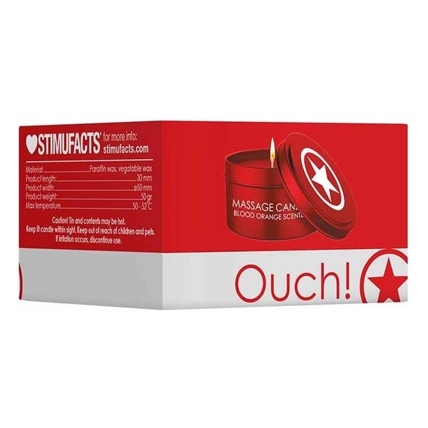 Lumanare pentru Masaj Erotic Aroma Portocala Rosie 50g, #3, Erotic24.ro