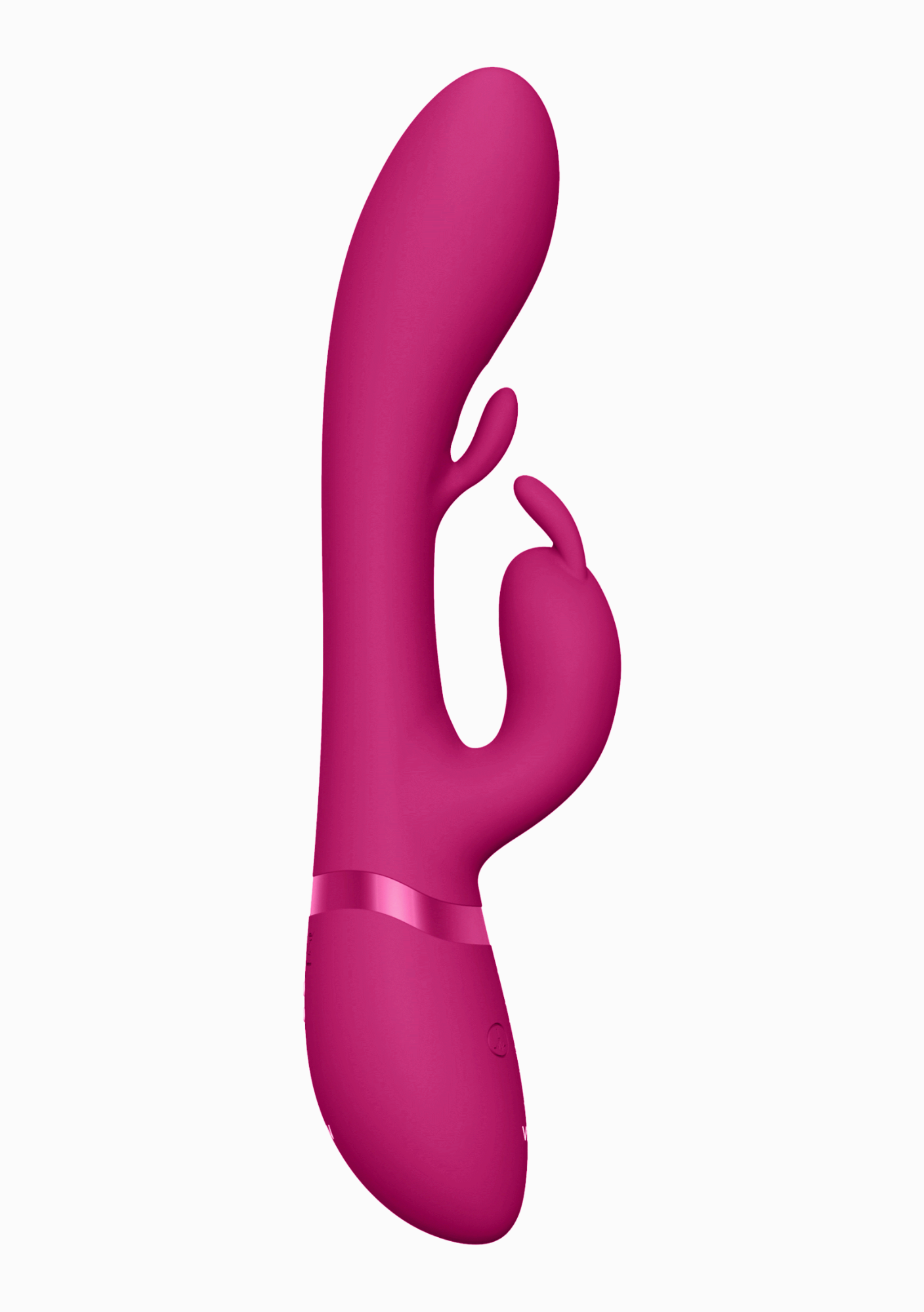 Vibrator Tama Tripe-Action, Wave&Vibrating G-Spot, Silicon, USB, Roz, 23.2 cm , #2, Erotic24.ro