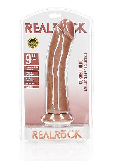 Dildo Realist cu Ventuza, PVC, Maro, 25 cm, #6, Erotic24.ro