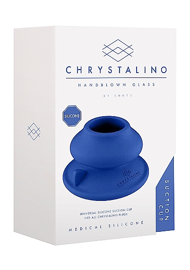 Ventuza Silicon Medical Albastru, Compatibila Jucarii Chrystalino, #5, Erotic24.ro