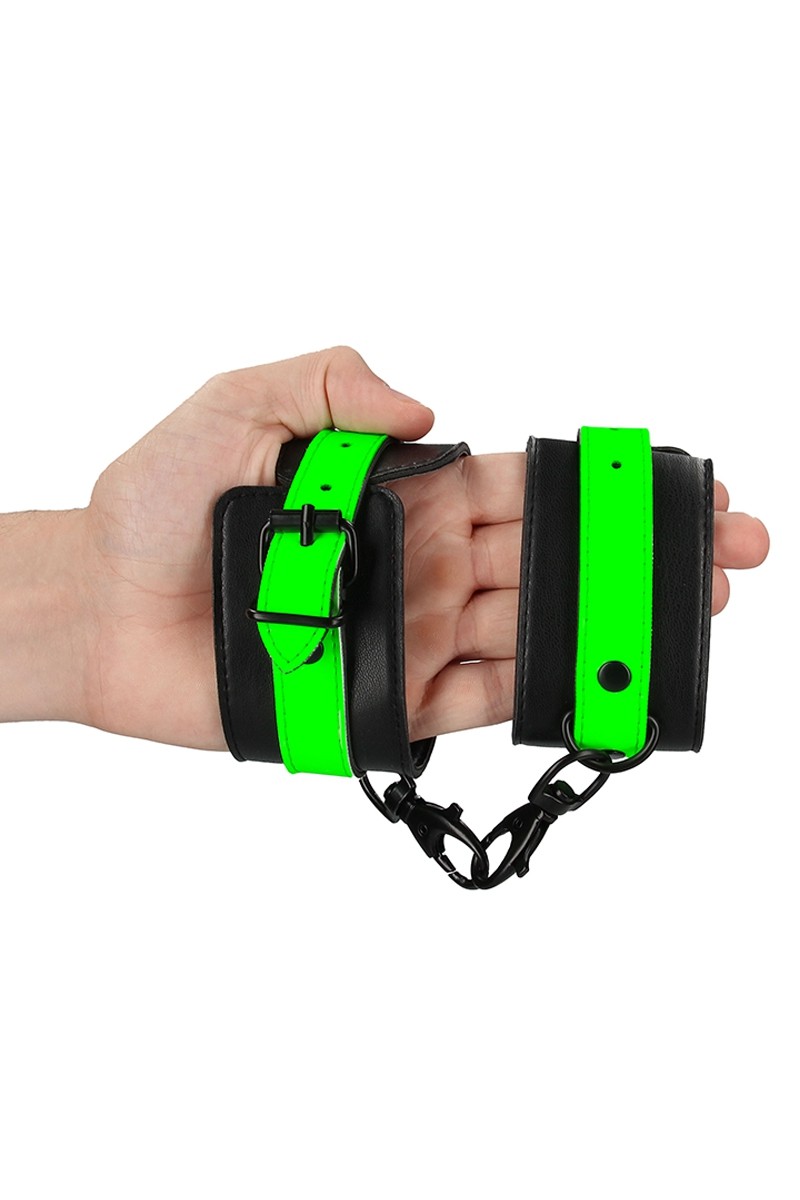 Catuse pentru Glezne Glow in the Dark, Verde Neon/Negru , #2, Erotic24.ro