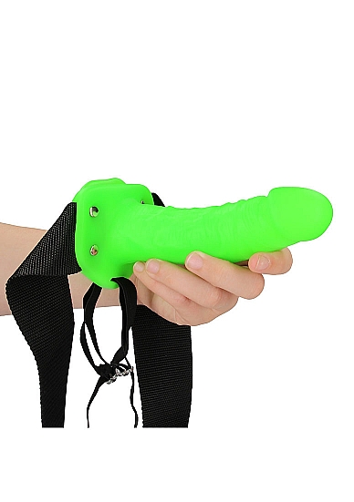 Strap-on Realist Glow in the Dark, Verde Neon, Nr. 3, Erotic24.ro