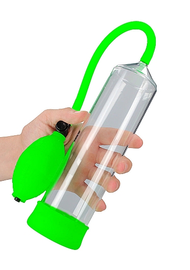 Pompa Penis Glow in the Dark, Verde Neon, #2, Erotic24.ro