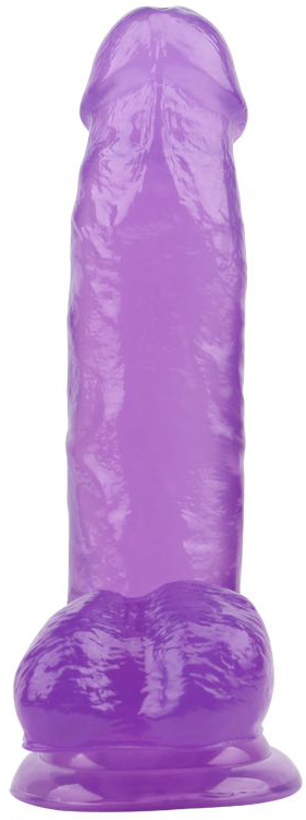 Dildo Realist PVC Mov 17 cm, Nr. 3, Erotic24.ro