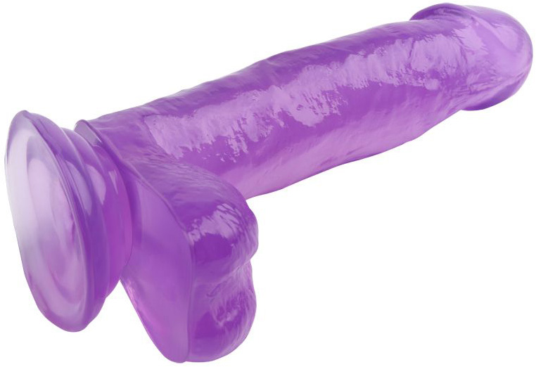 Dildo Realist PVC Mov 17 cm, Nr. 4, Erotic24.ro