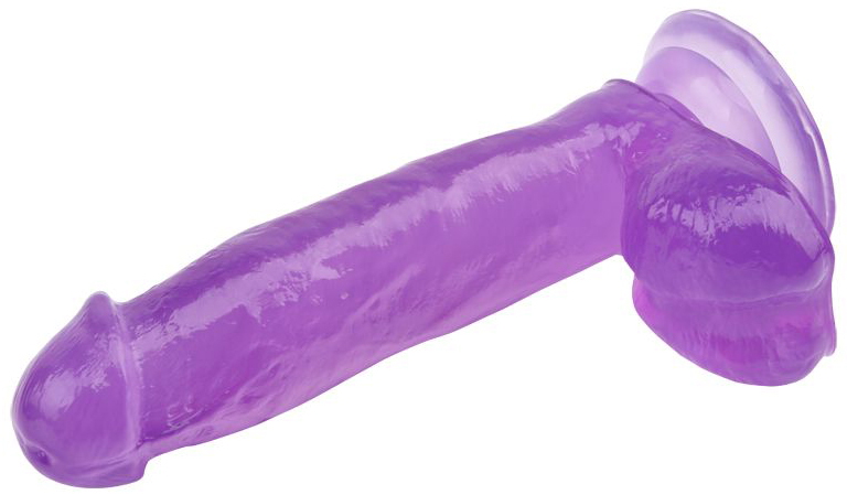 Dildo Realist PVC Mov 17 cm, Nr. 5, Erotic24.ro
