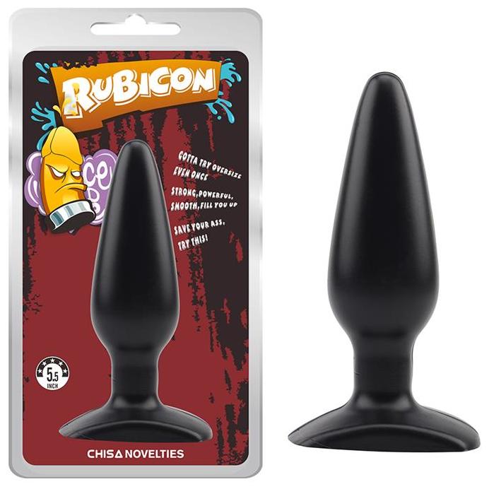 Dop Anal My Ass M PVC Negru 14 cm, #2, Erotic24.ro