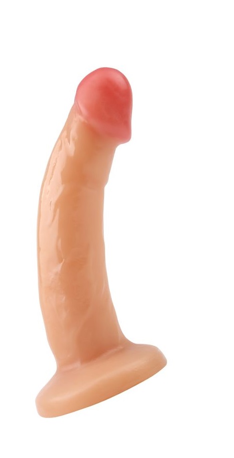 Dildo Moonlight cu Ventuza PVC Natural 19 cm