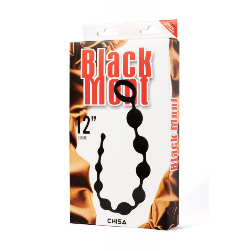 Bile Anale Playful Beads Silicon Negru 36 cm, #3, Erotic24.ro