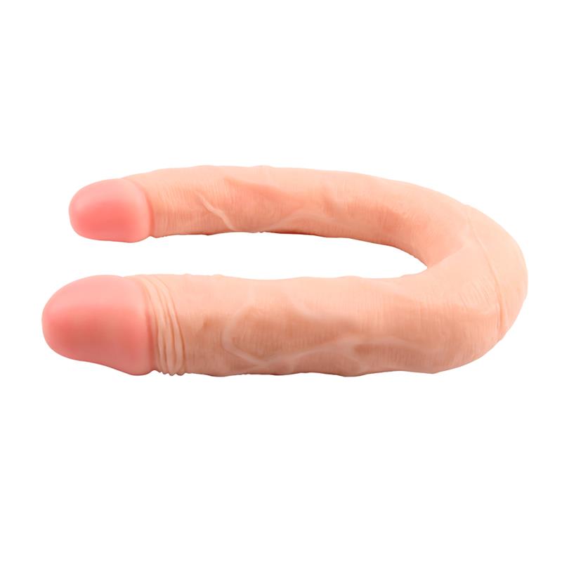 Dildo Dublu Her-Her Overlap Natural 33 cm, #2, Erotic24.ro