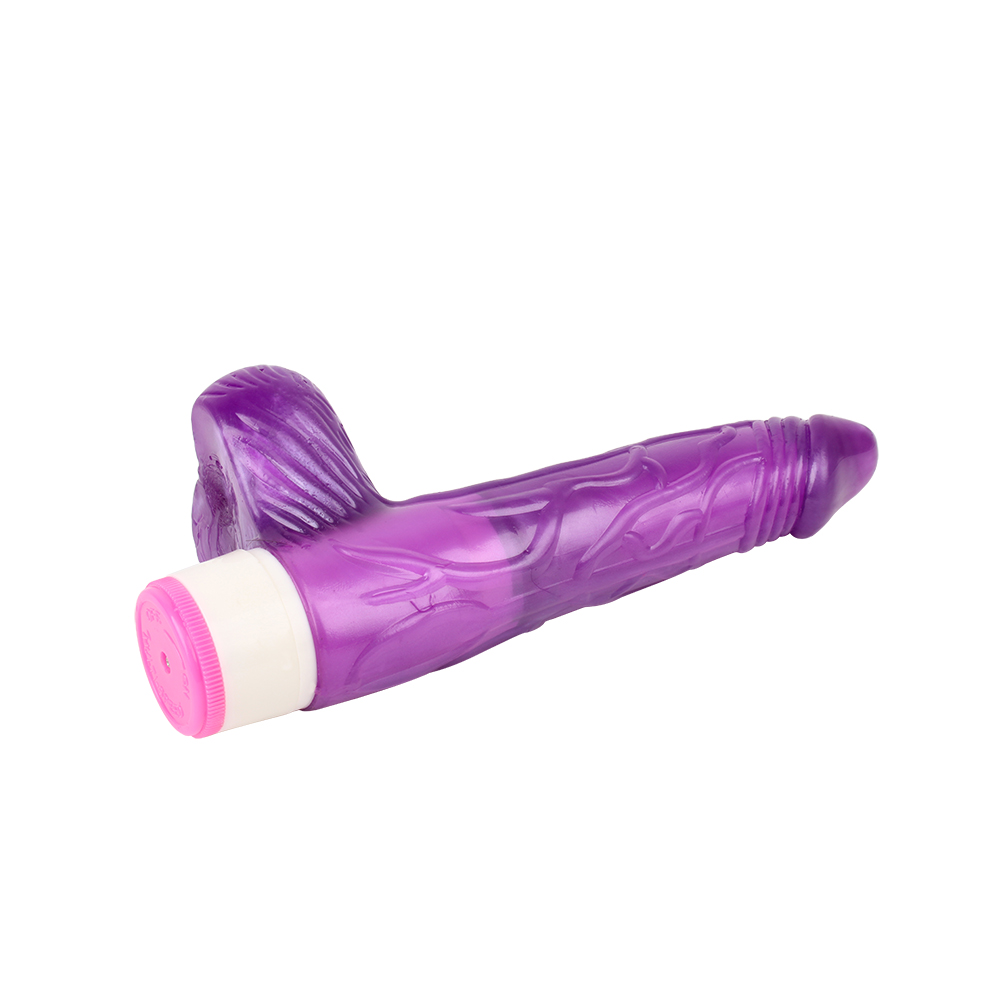 Vibrator Realist Luv Pleaser Multispeed, TPE, Violet, 20 cm, #4, Erotic24.ro