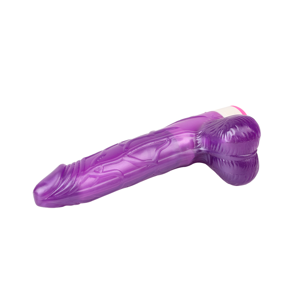 Vibrator Realist Luv Pleaser Multispeed, TPE, Violet, 20 cm, #3, Erotic24.ro