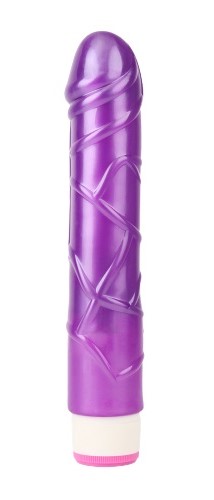 Vibrator Realist Basic Pulsator Multispeed, TPE, Violet, 23 cm