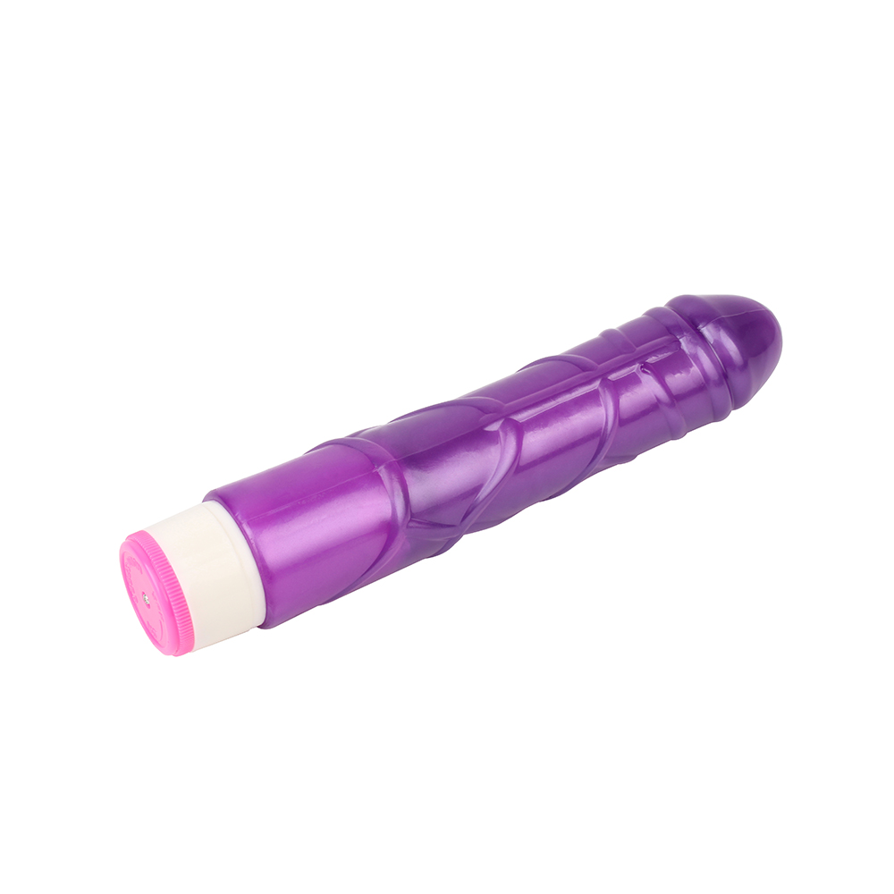 Vibrator Realist Basic Pulsator Multispeed, TPE, Violet, 23 cm, #5, Erotic24.ro