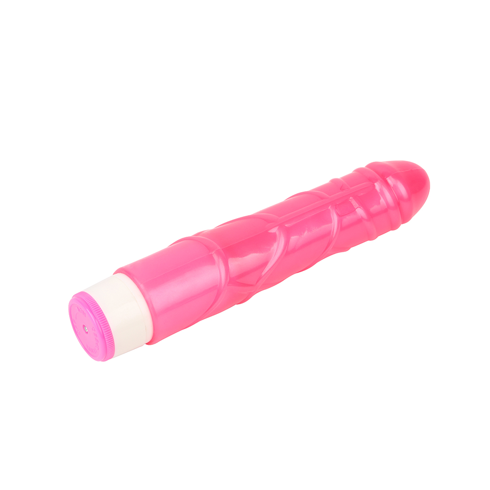 Vibrator Realist Basic Pulsator Multispeed, TPE, Roz, 23 cm, #4, Erotic24.ro