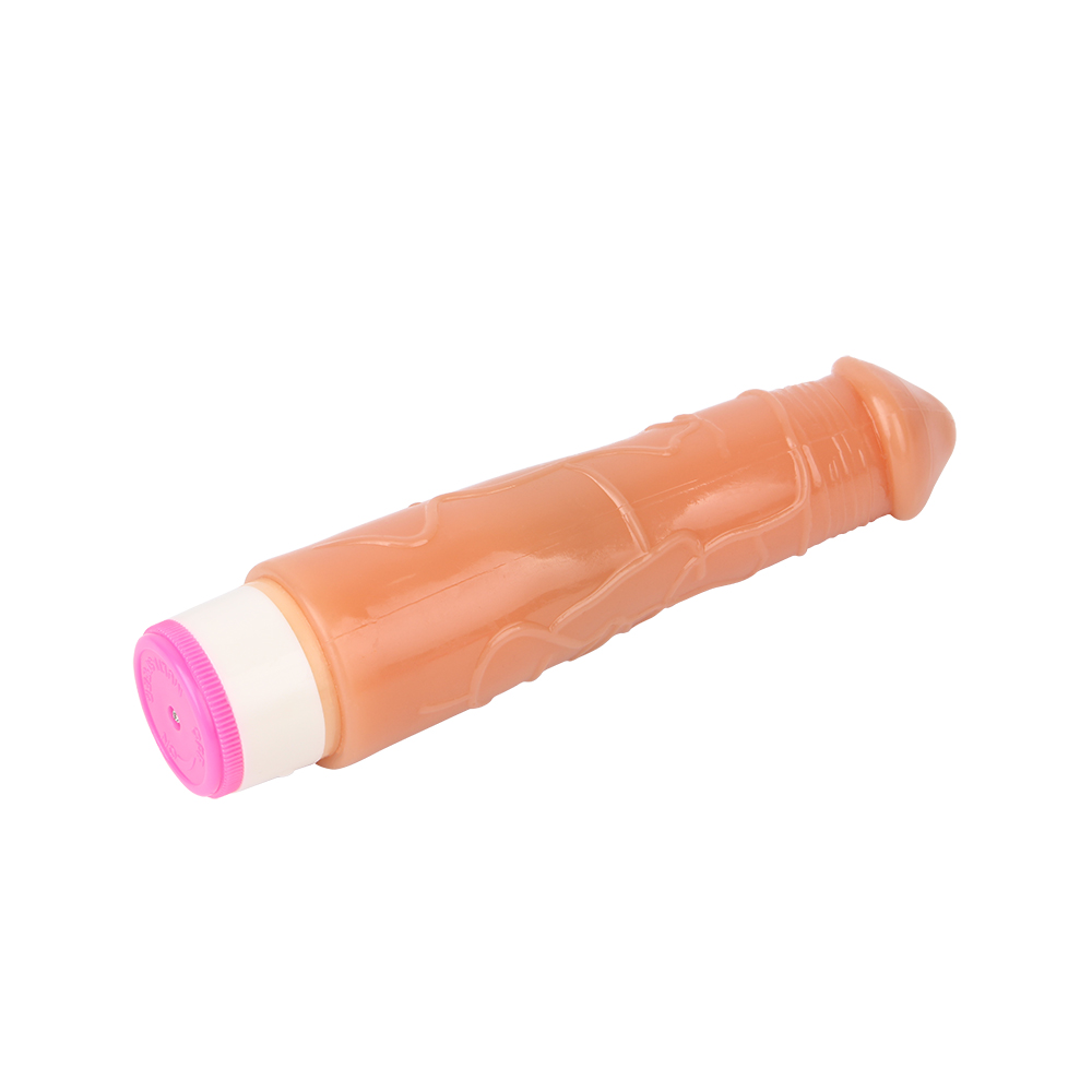 Vibrator Realist Sexy Whopper Multispeed, TPE, Natural, 20.2 cm, Nr. 5, Erotic24.ro