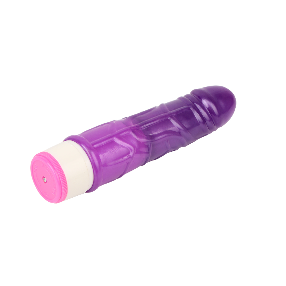 Vibrator Realist Stud Rod Multispeed, TPE, Violet, 17.5 cm, #4, Erotic24.ro