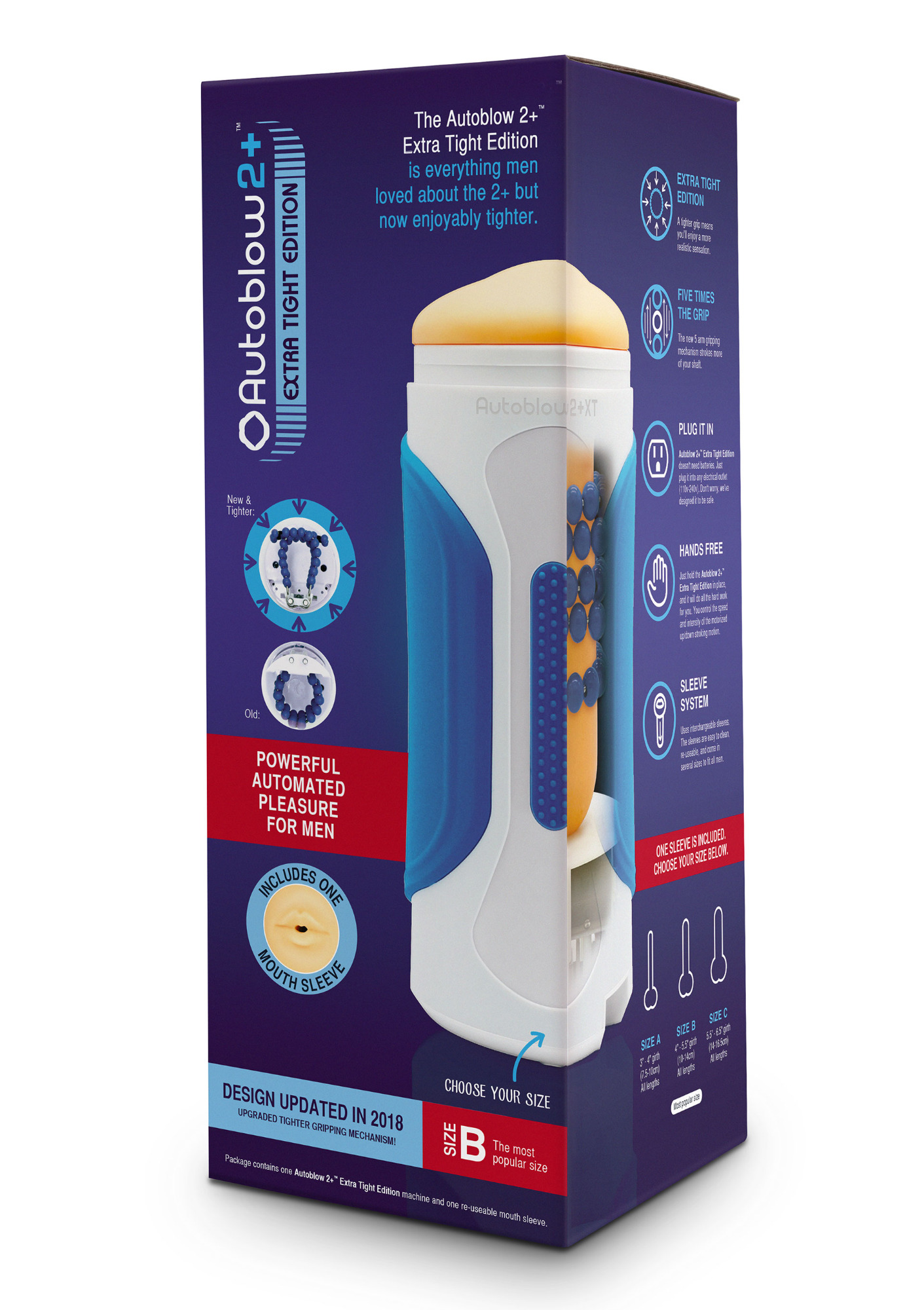 Masturbator Electric Autoblow 2+ Extra Tight Edition Size B, #4, Erotic24.ro