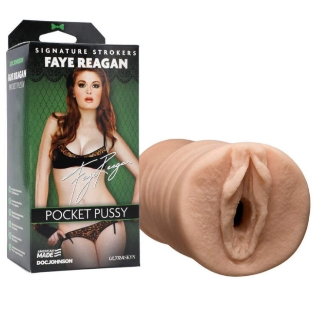 Masturbator Pocket Pussy Faye Reagan Ultraskyn Natural, Nr. 3, Erotic24.ro
