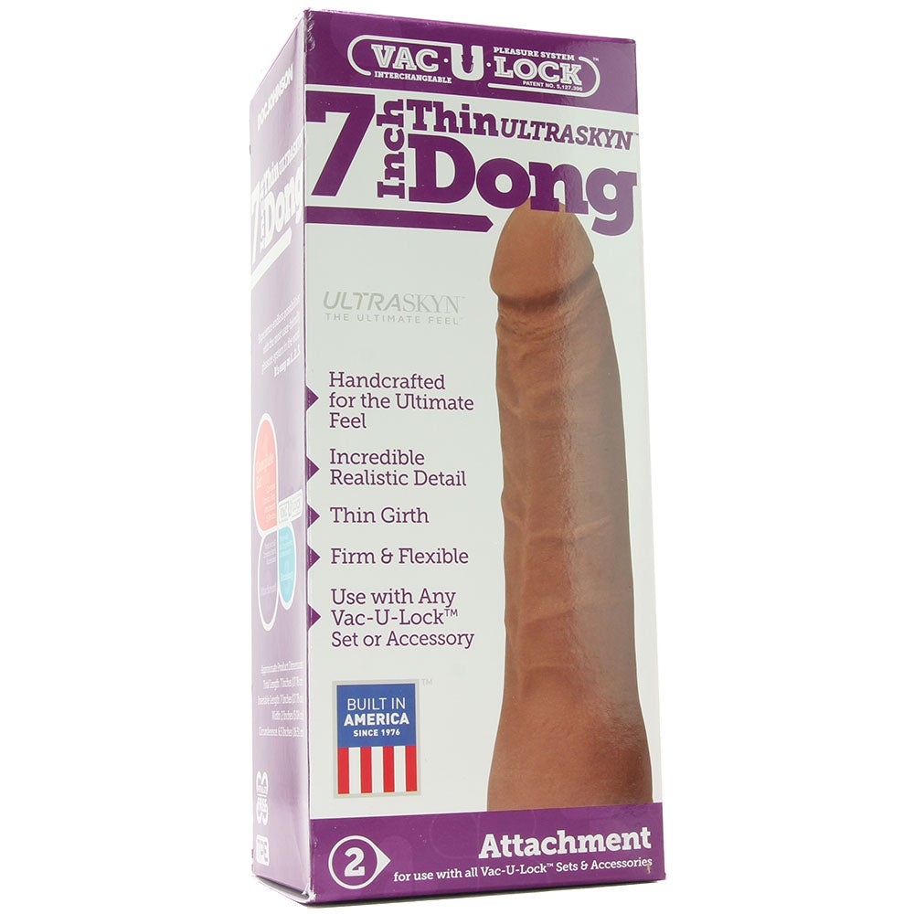 Dildo Atasament UltraSkyn Dual Density VAC-U-LOCK Caramel18 cm, #4, Erotic24.ro