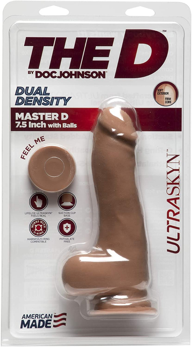 Dildo Dual Density Master D 21 cm, #2, Erotic24.ro