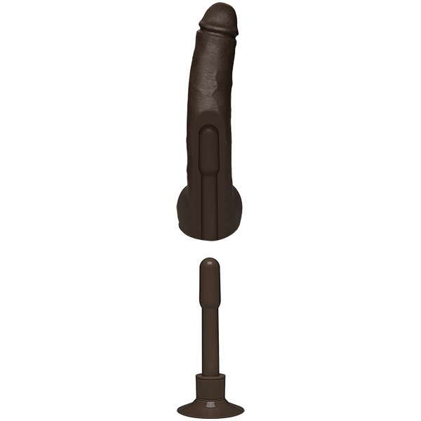 Vibrator Realist Safaree Samuels, Multispeed, Ultraskyn, Dual Density, Maro, 30 cm, #4, Erotic24.ro